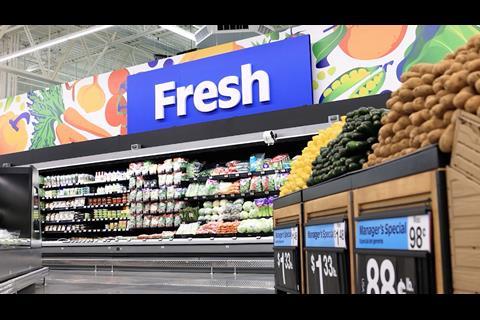 Walmart Supercenter, Cypress, Texas. Fresh produce